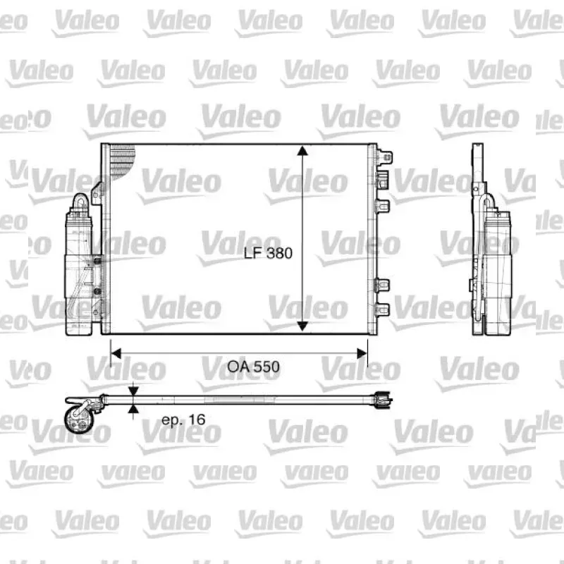 Klima Radyatörü VALEO 817661 – Renault Kangoo