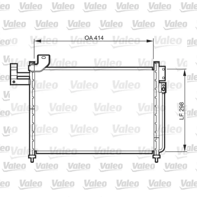 Mazda 323 2.0 TD Klima Radyatörü – VALEO 818088