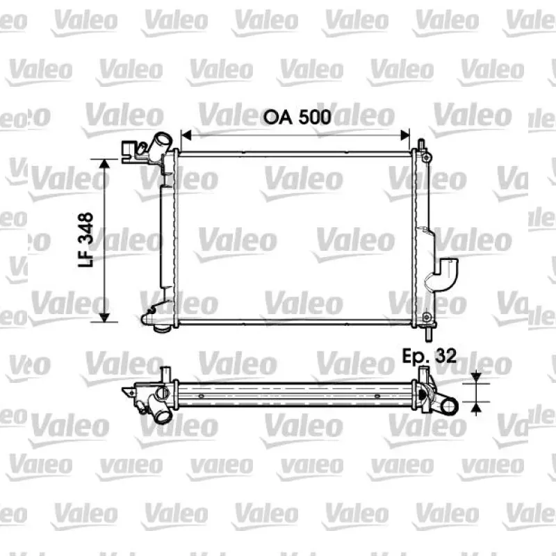 Opel Vectra 2.0 DTI 16V Su Radyatörü – VALEO 732349
