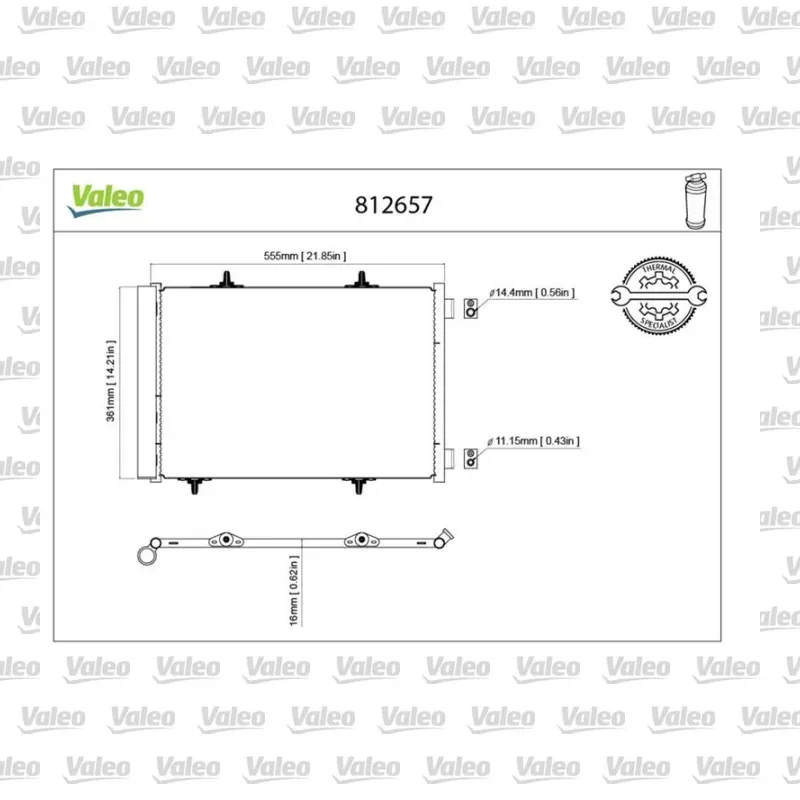 Klima Radyatörü VALEO 812657