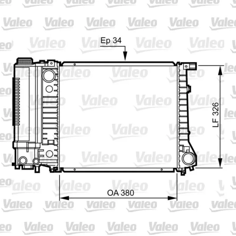 Su Radyatörü VALEO 731509 – BMW 318i / 316i