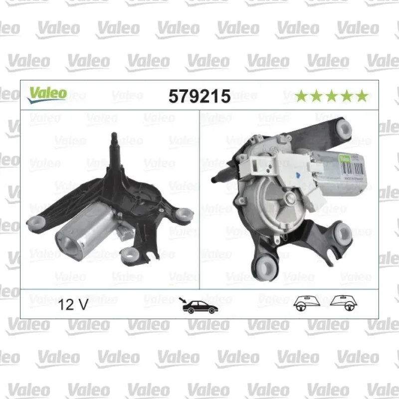 Silecek Mekanizma Motoru Arka VALEO 579215 – Peugeot / Citroen