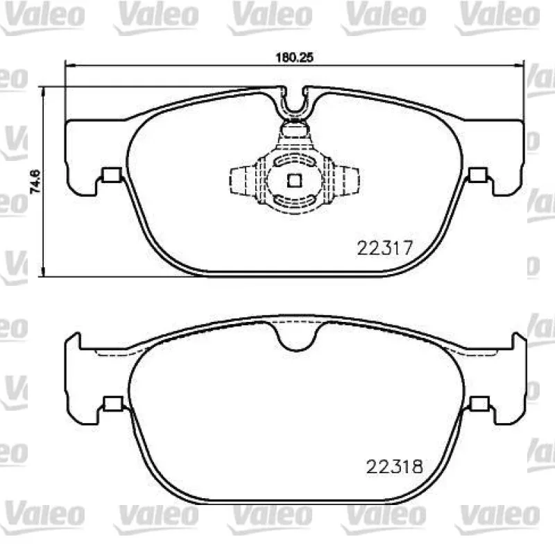 Fren Disk Balata Ön VALEO 671854 – Volvo S60
