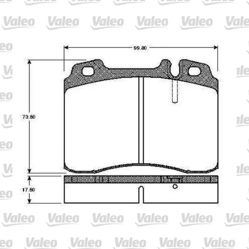 Fren Disk Balata Ön VALEO 670601 – Mercedes-Benz 190 E / 300 CE