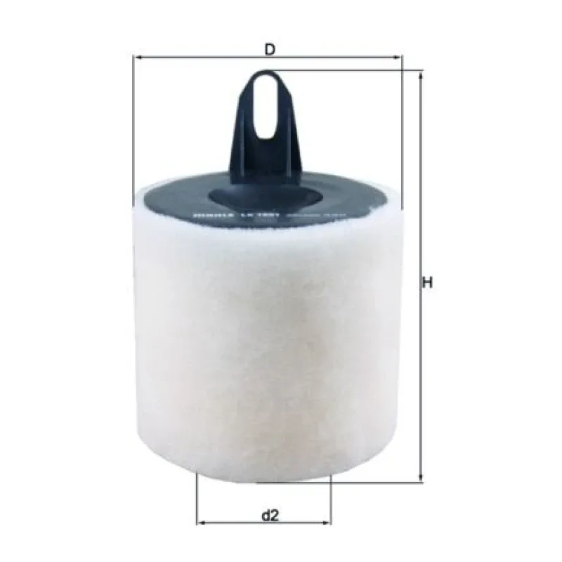 Hava Filtresi MAHLE LX 1651 – BMW 116I / 118I / 120I