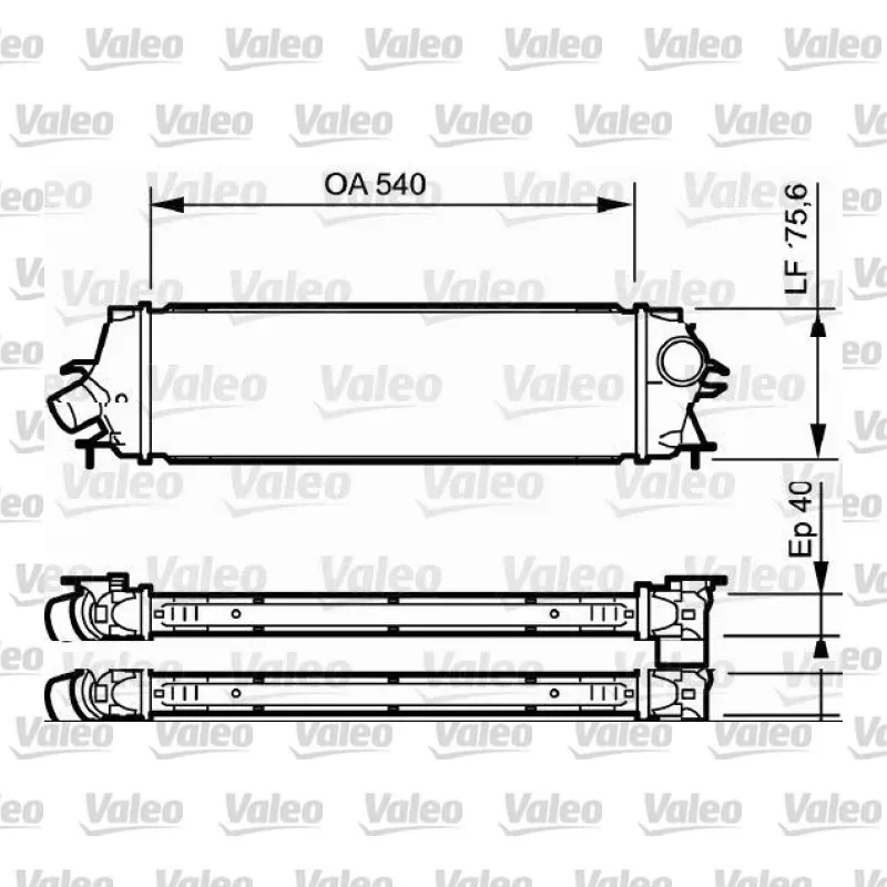 Turbo Radyatörü VALEO 818771 – Renault / Opel