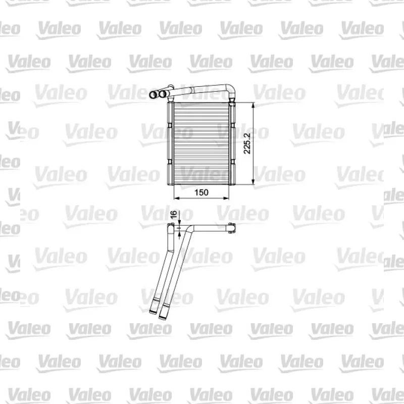 Kalorifer Radyatörü VALEO 811548 – Kia Rio