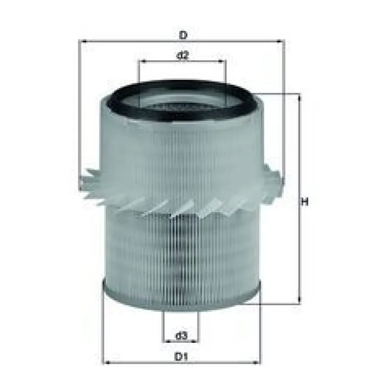 Mitsubishi L200 2.5 Hava Filtresi – MAHLE LX 673