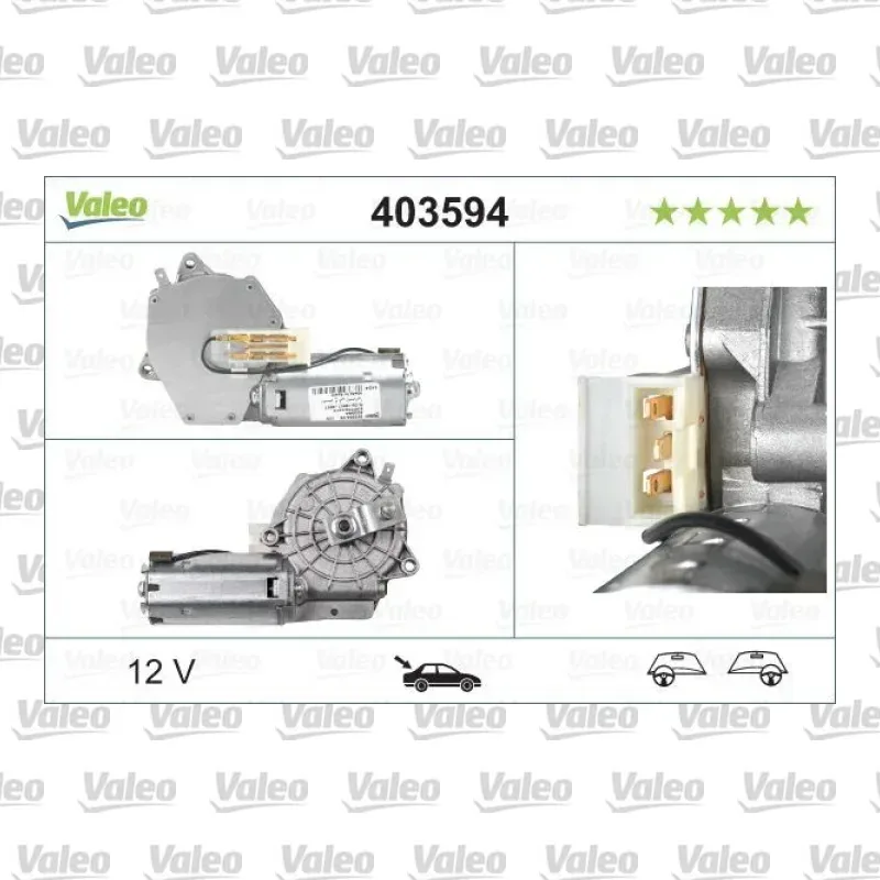 Silecek Mekanizma Motoru Arka VALEO 403594 – Volkswagen Transporter