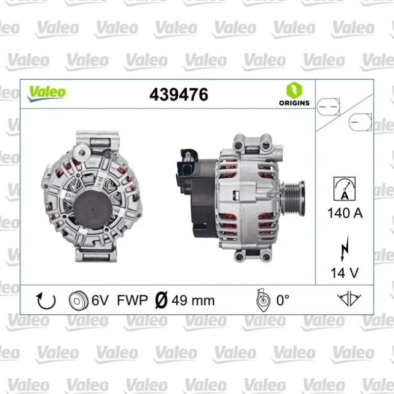 Alternatör VALEO 439476 – BMW 320i