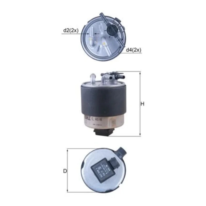 Nissan Qashqai 1.5 Mazot Filtresi – MAHLE KL 440/44
