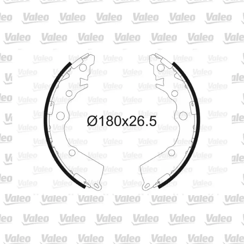 Kia Picanto 1.0 Arka Fren Pabucu – VALEO 564152