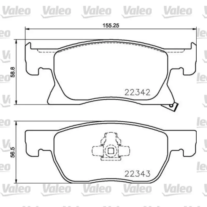 Fren Disk Balata Ön VALEO 670502 – Opel Astra