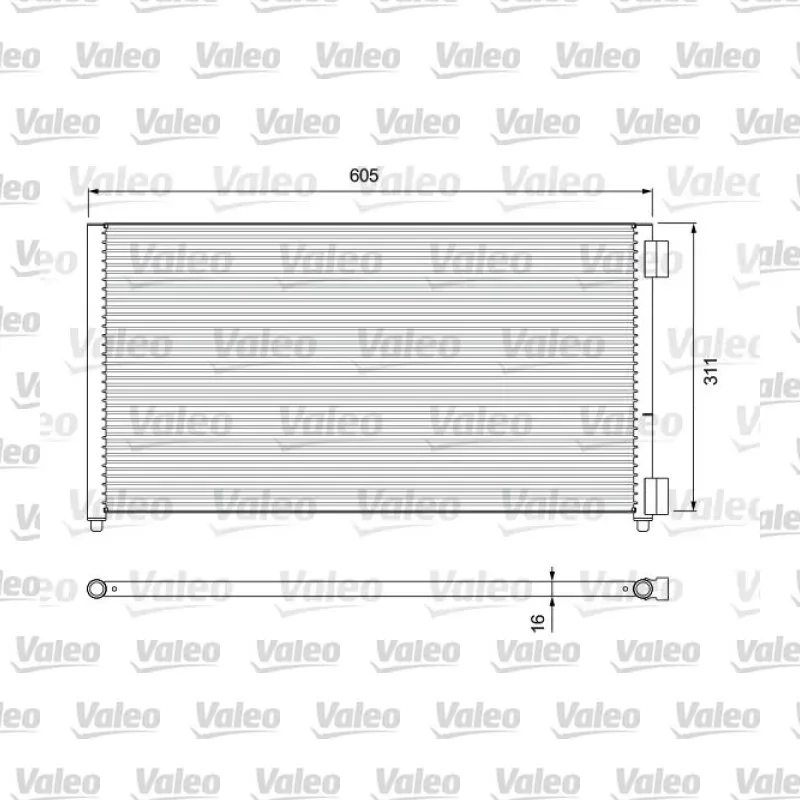 Klima Radyatörü VALEO 818017 – Fiat Punto / Doblo