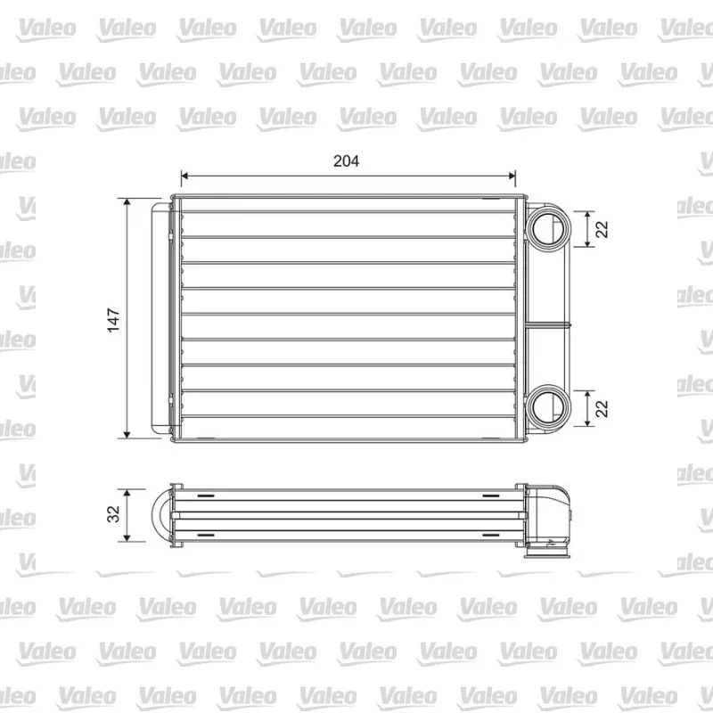 Kalorifer Radyatörü VALEO 811516 – Opel Astra
