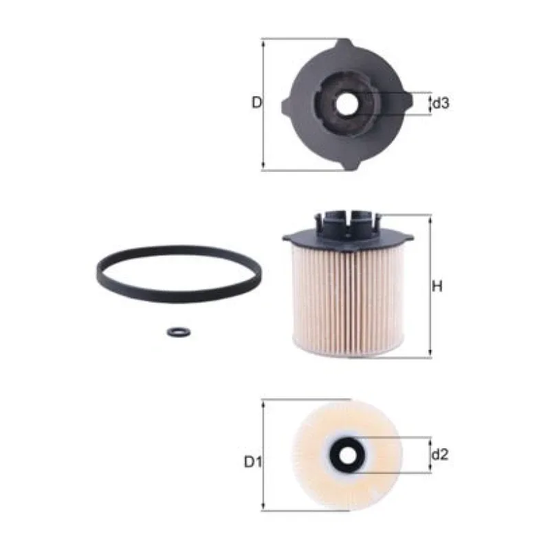 Yakıt Filtresi MAHLE KX 265D – CHEVROLET / OPEL