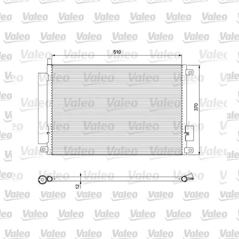 Klima Radyatörü VALEO 814155 – Fiat Panda / 500