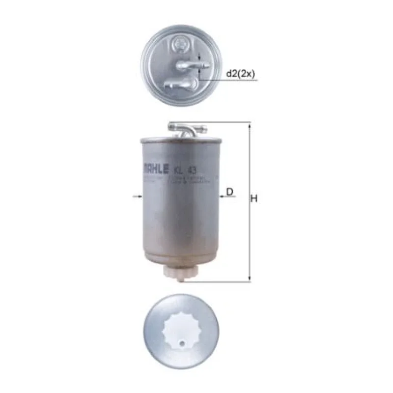 Yakıt Filtresi MAHLE KL 43 – FORD / HONDA / LAND ROVER