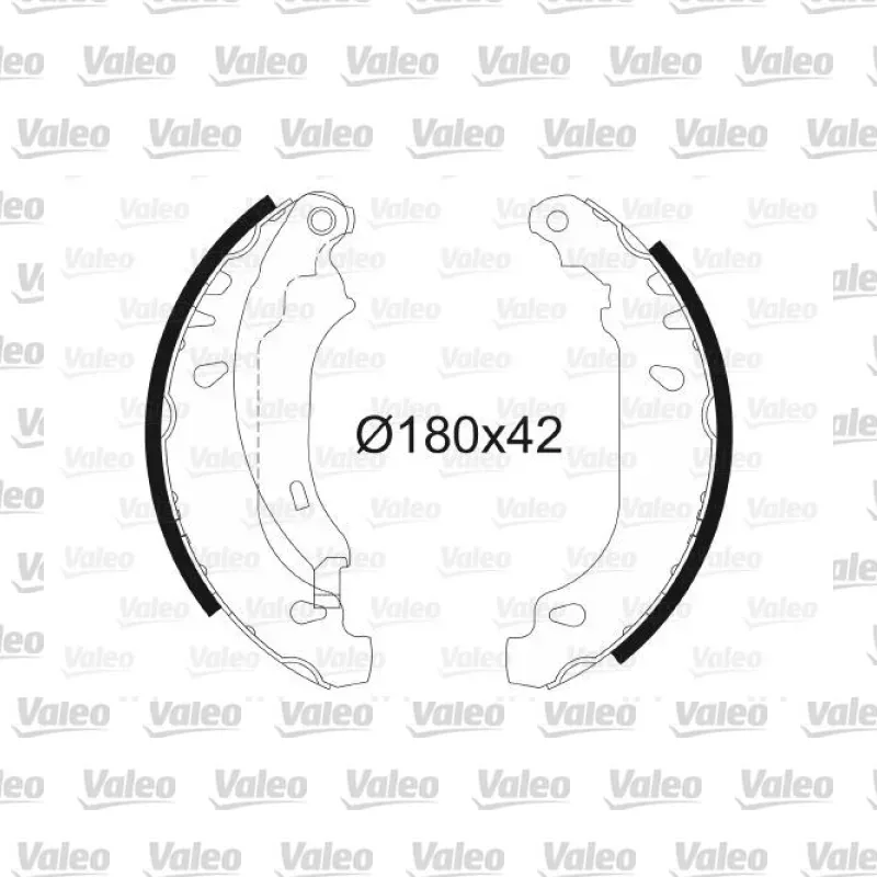Fren Pabuçlu Balata Arka VALEO 562647 – Renault / Dacia