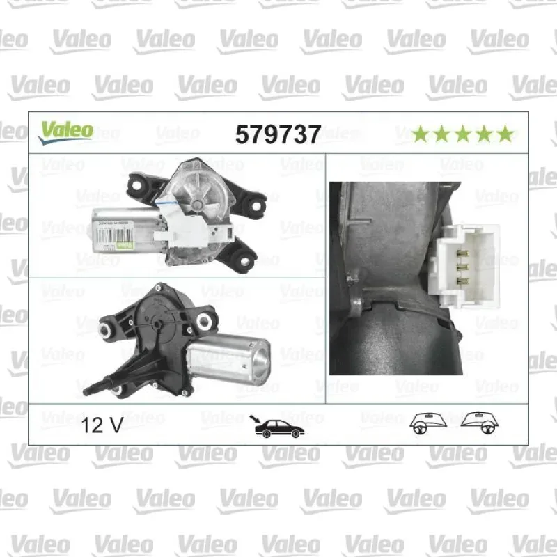 Silecek Mekanizma Motoru Arka VALEO 579737 – Renault Laguna