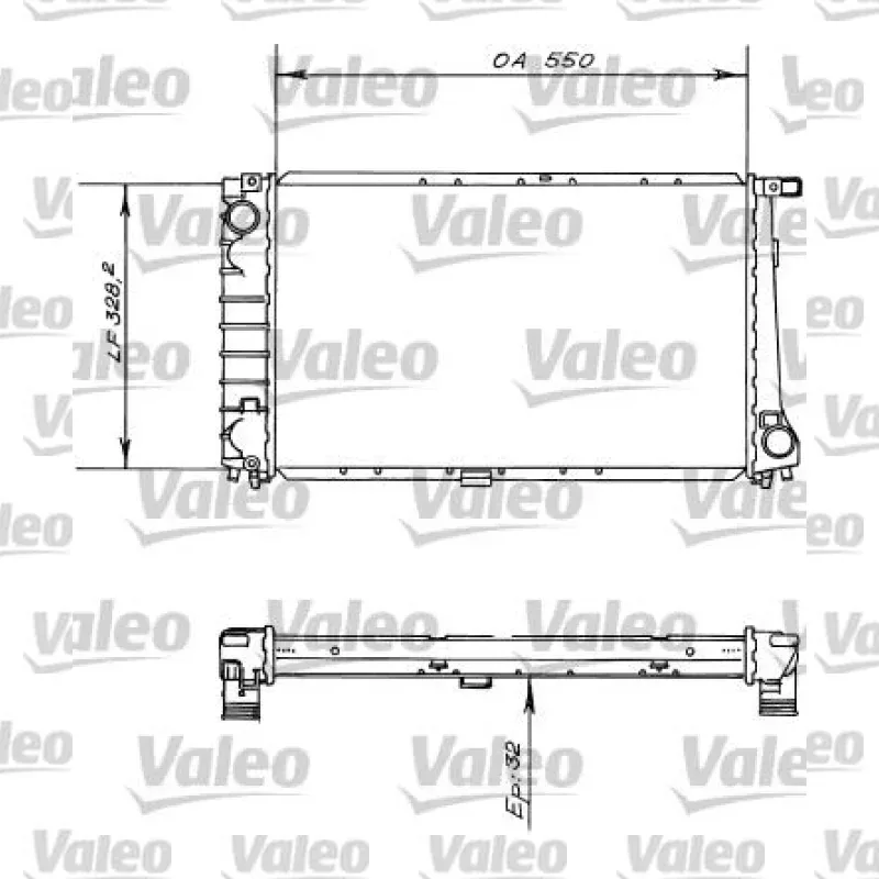 BMW 318tds 1.7 Su Radyatörü – VALEO 819414