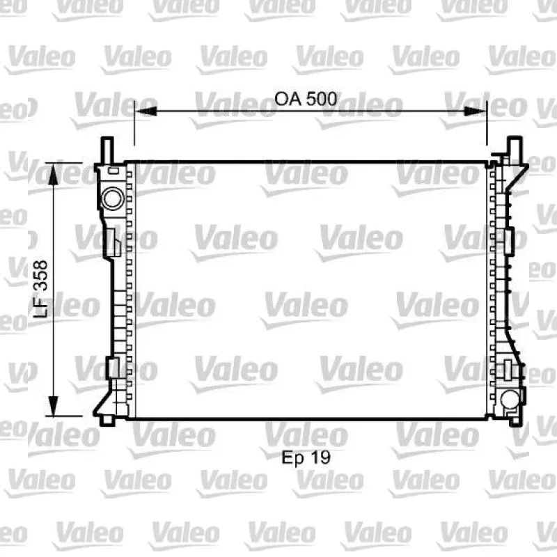 Ford Fiesta 2.0 Su Radyatörü – VALEO 735045
