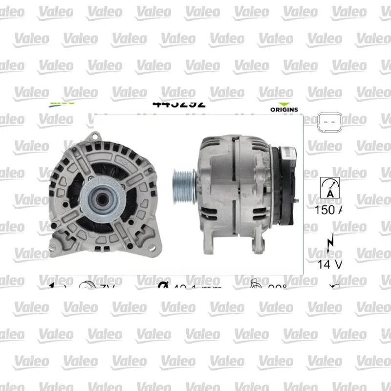 Alternatör VALEO 443292 – Renault / Opel