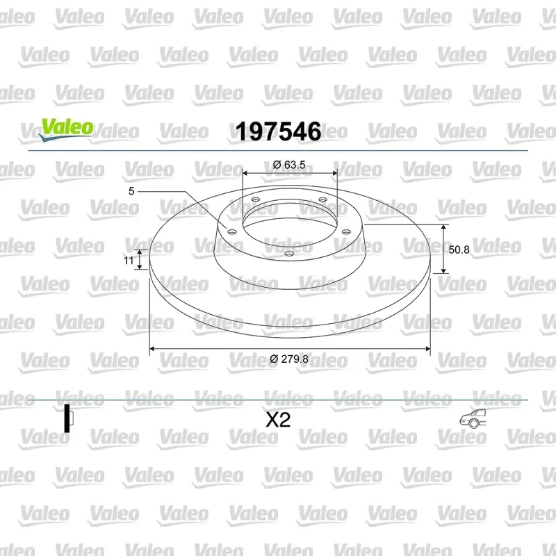 Fren Disk Ayna Arka Sağ ve Sol VALEO 496126 – Ford C-Max