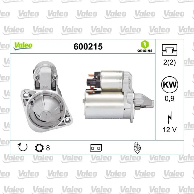 Marş Dinamosu VALEO 600215 – Hyundai / Kia