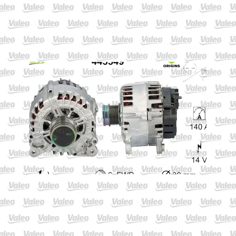 Alternatör VALEO 443349