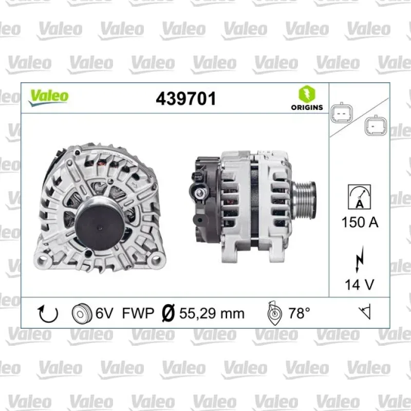 Alternatör VALEO 439701 – Peugeot / Citroen