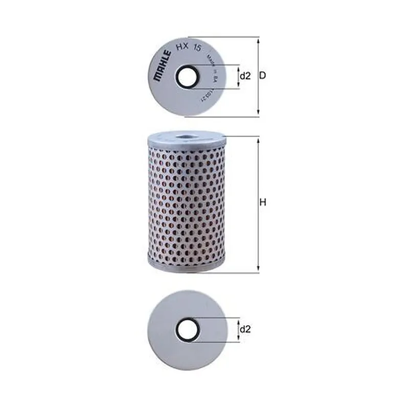 Direksiyon Hidrolik Filtresi MAHLE HX 15 – MAN / Mercedes-Benz / Scania