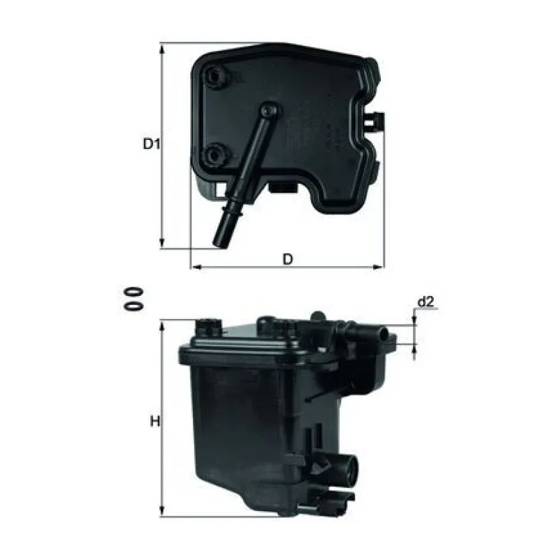 Yakıt Filtresi MAHLE KL 431D – FORD / MAZDA / MINI