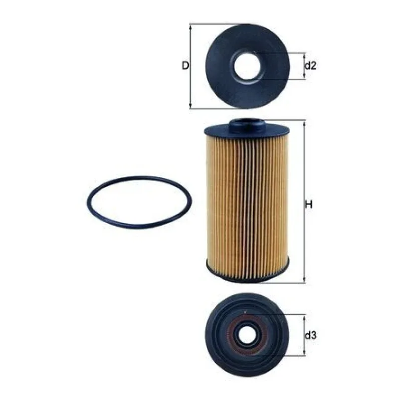Yağ Filtresi MAHLE OX 152/1D – BMW / LAND ROVER