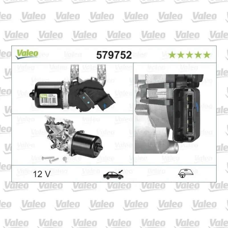 Silecek Mekanizma Motoru Ön VALEO 579752 – Citroen C3 / C2