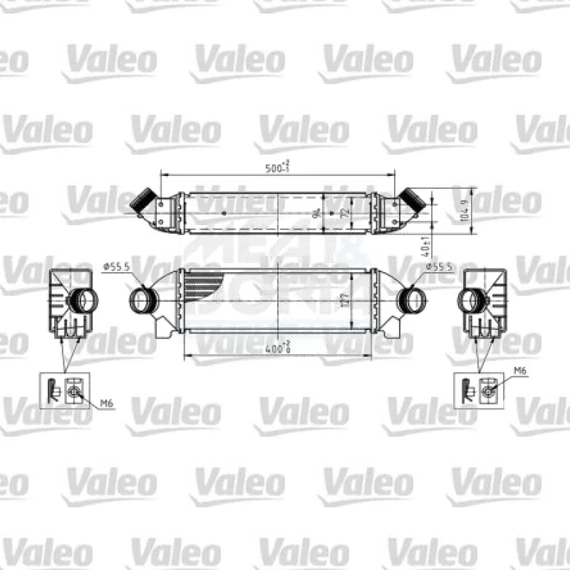 Ford Transit 2.4 Turbo Radyatörü – VALEO 818225