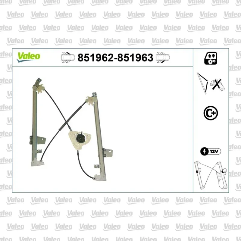 Cam Krikosu Ön Sağ veya Sol VALEO 851962 – Nissan Qashqai