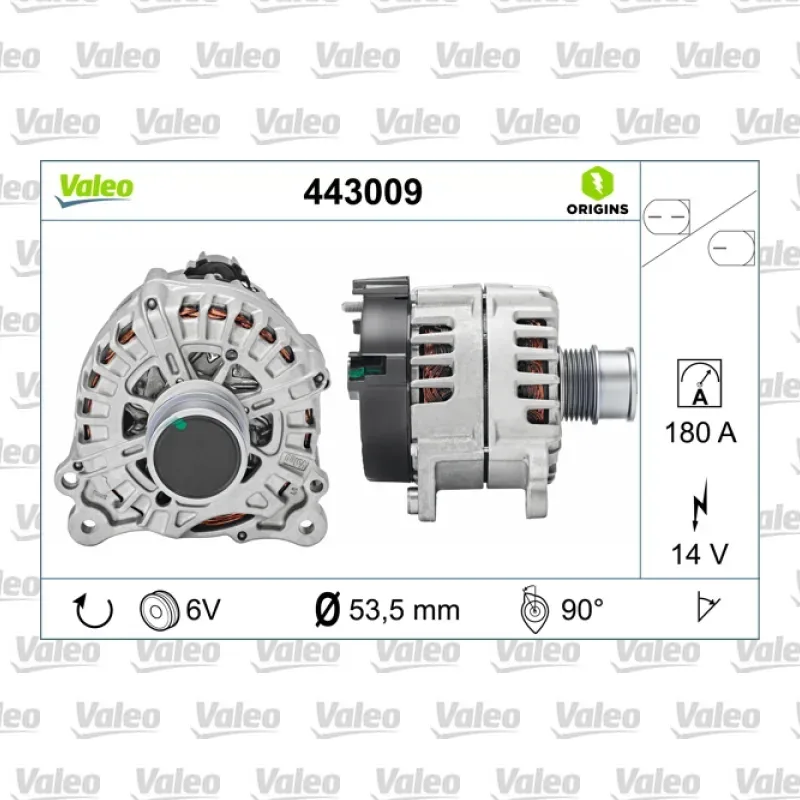 Alternatör VALEO 443009 – Audi A4 / A5