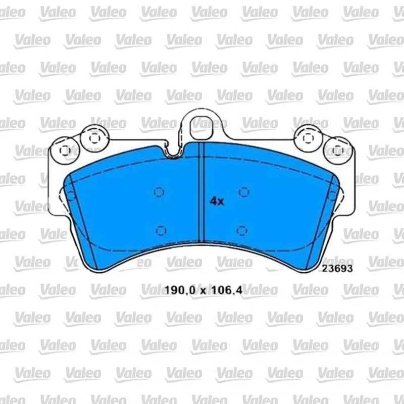 Fren Disk Balata Ön VALEO 670656 – Audi Q7