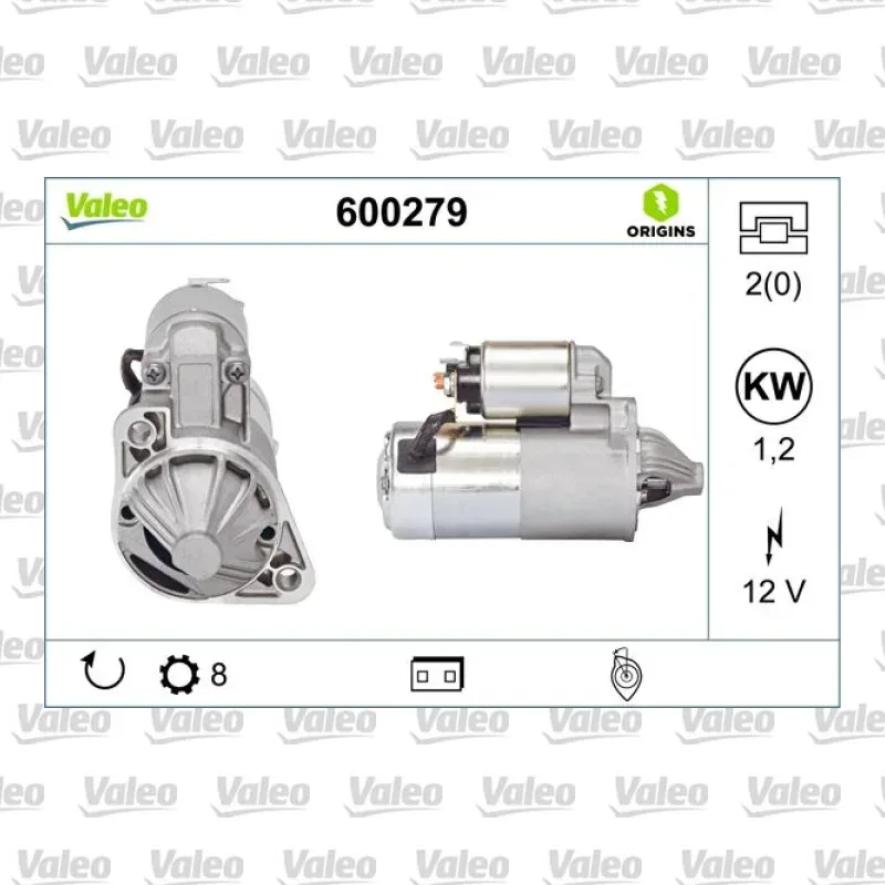 Volkswagen Transporter 2.0 TDI Marş Dinamosu – VALEO 600279