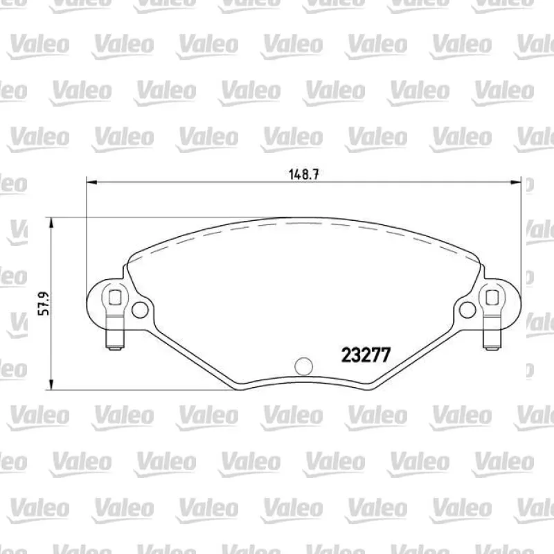 Fren Disk Balata Ön VALEO 670419 – Citroen C5