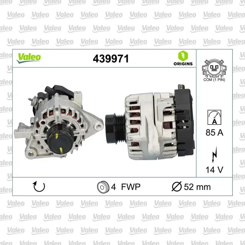 Alternatör VALEO 439971 – Toyota Corolla