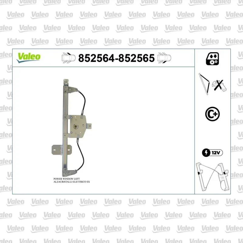 Cam Krikosu Ön Sol VALEO 852564 – Renault Clio