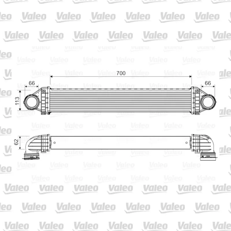 Turbo Radyatörü VALEO 818806 – Mercedes-Benz A 180