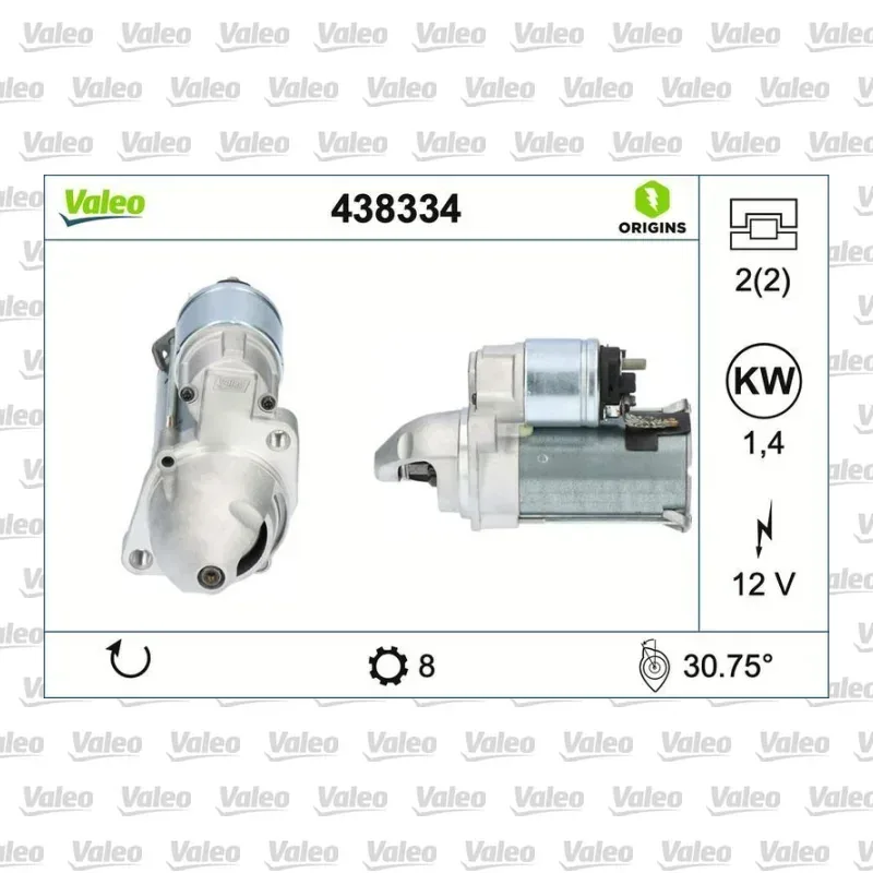 Marş Dinamosu VALEO 438334 – Citroen / Mitsubishi