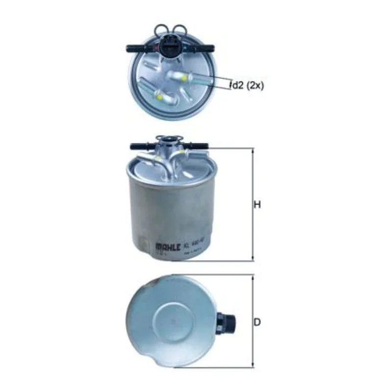 Yakıt Filtresi MAHLE KL 440/40 – NISSAN / RENAULT