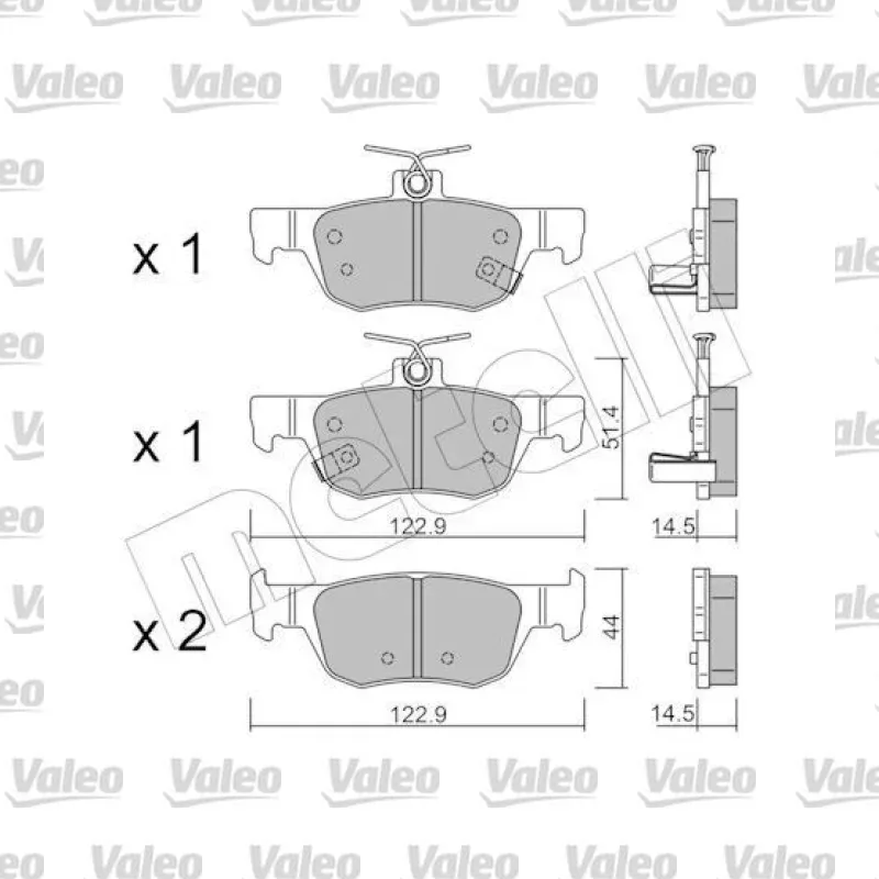 Fren Disk Balata Ön VALEO 671816 – Mazda 3