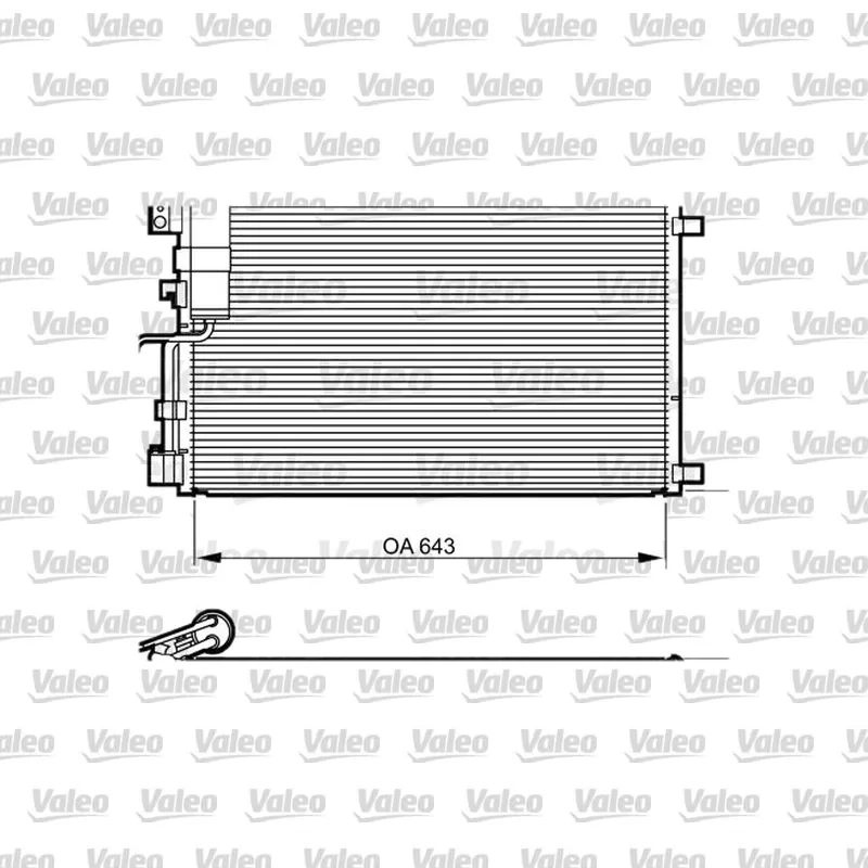 Nissan Qashqai 1.5 dCi Klima Radyatörü – VALEO 814009