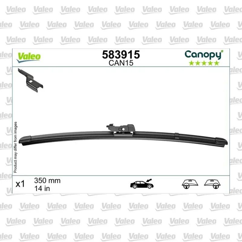 Silecek Süpürgesi Ön 350 mm - 14 inç VALEO 583915