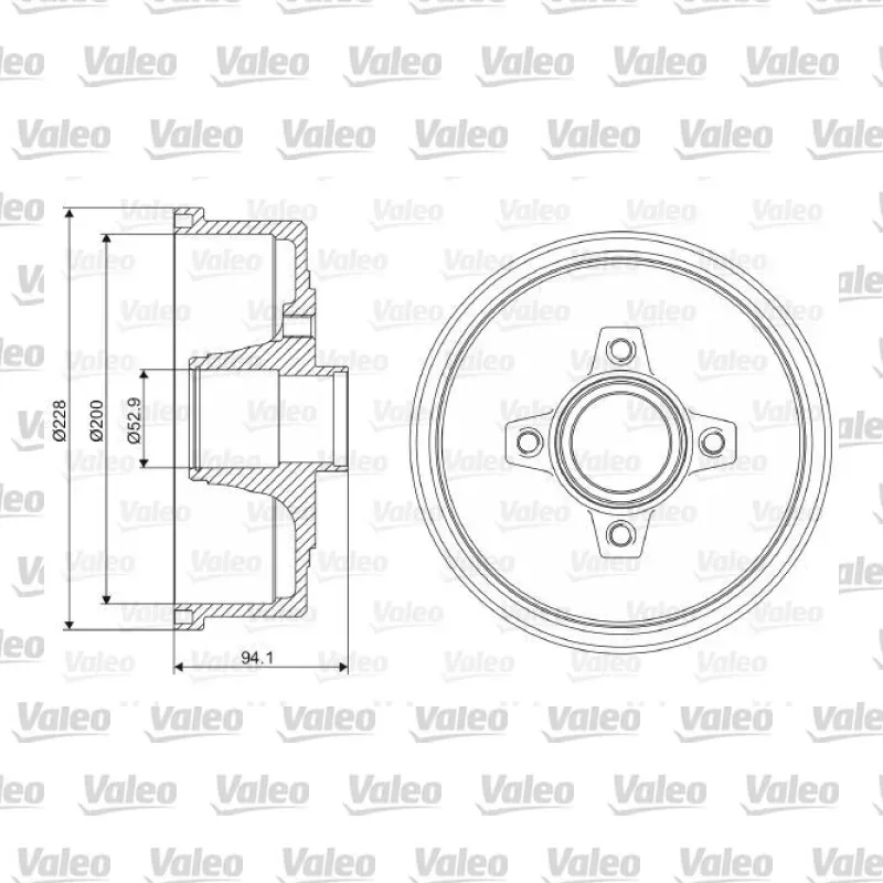 Kampana Arka Sağ veya Sol VALEO 237098 – Opel Corsa